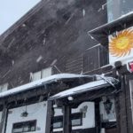 ピットーレ岩原本店　一晩で景色が真っ白に。