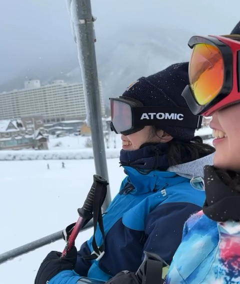 パオリーノ中里　お休みの日は全力でスキー